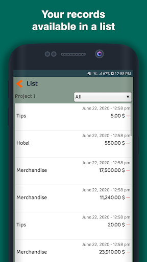 Shopping Expenses Screen 3