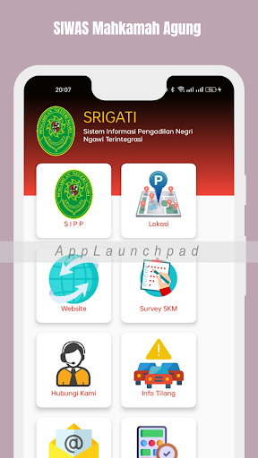 Android application SRIGATI PN NGAWI screenshort