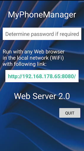 Android application MyPhoneManager screenshort