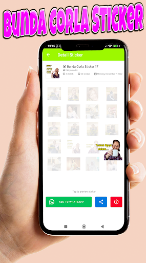 Bunda Corla Sticker WASticker