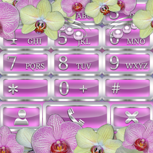 Tender Orchids Dialer theme logo