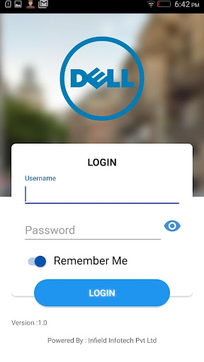 Android application Dell Merch screenshort