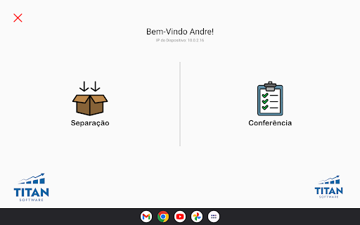 Titan Separação e Conferência Screen 2
