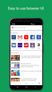 Captura 1 Surf Browser: Fast & Private android