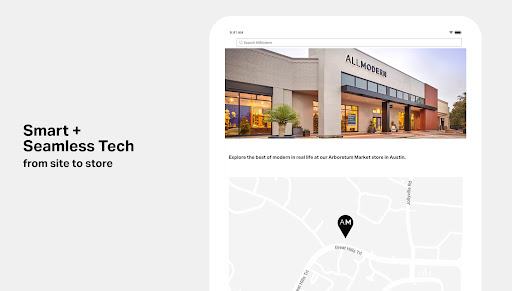 Screenshot of AllModern