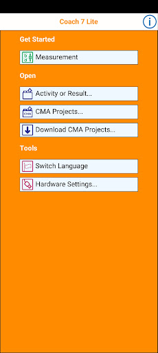 Android application Coach 7 Lite screenshort