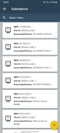 Android application eneida EdgeForce screenshort