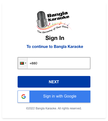 Android application Desi Karaoke screenshort