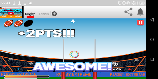 Rugby and Tenis Screen 3