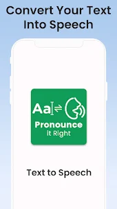 Pronounce It Right