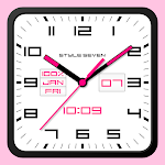 Cover Image of ダウンロード Square Analog Clock-7 PRO  APK