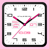 Square Analog Clock-7 PRO icon