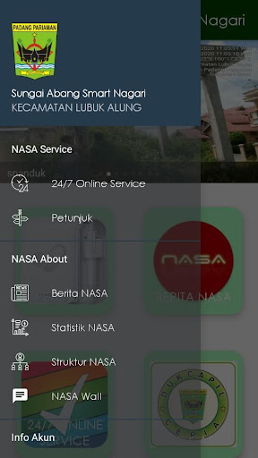 Sungai Abang Smart Nagari Screen 2