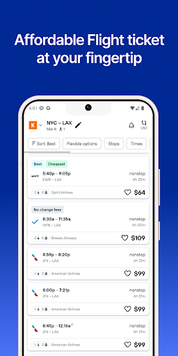 Flight Ticket Booking・Airlines Screen 3
