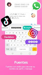 Teclado Emoji Facemoji & Fonts Screenshot