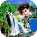 Cover Image of Download Waterfall Beautiful Photo Fram  APK