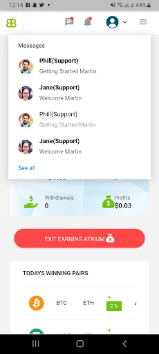 Brimobit AI: Earn every hour Screen 3