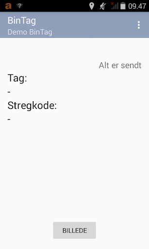 BinTag Screen 2