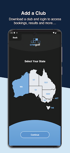 Android application OneGolf screenshort