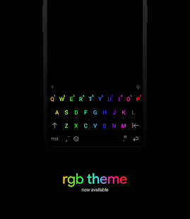 Chrooma Keyboard - RGB & Emoji Tangkapan layar