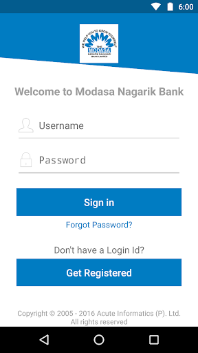 Modasa Nagarik Bank Screen 2