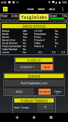 Floid UAV Mission Controller Screen 3