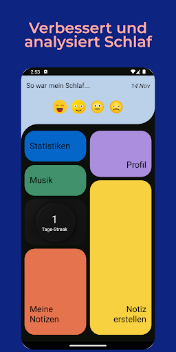 Android application Zwisi: Schlaf App & Analyse screenshort