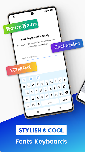 Android application Stylish Keyboard Typing Letter screenshort