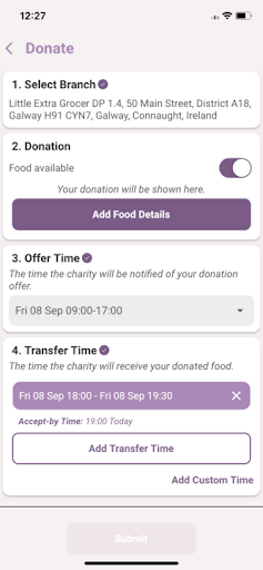 Foodiverse Screen 2