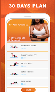 Workout-Fitness for Women 60 D 1.2 APK + Mod (Unlimited money) untuk android