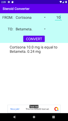 Steroid Converter Screen 3