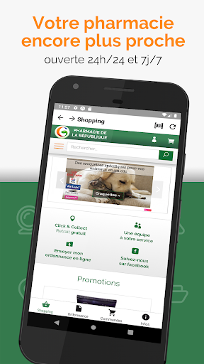Android application Pharmacie de la République screenshort