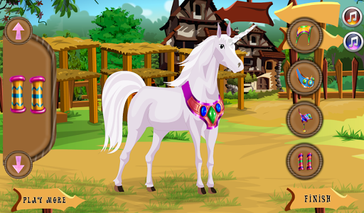 Caring for Unicorn, Horse Game