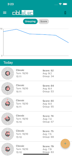 Android application Ciblelec screenshort