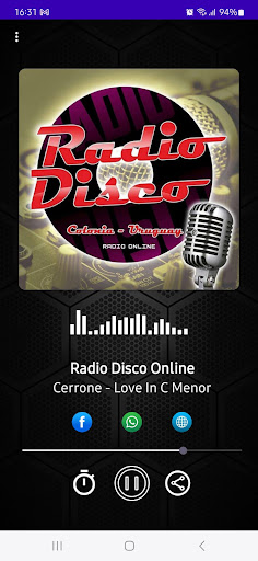 Radio Disco Online FM Screen 2
