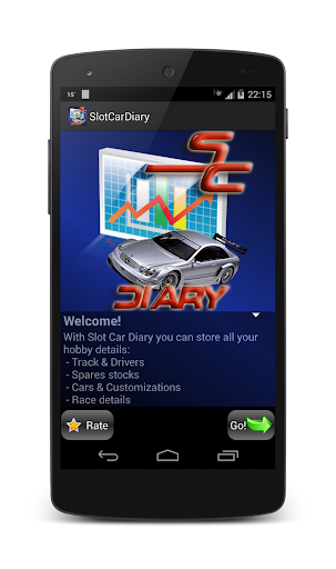 Android application Slot Car Diary screenshort