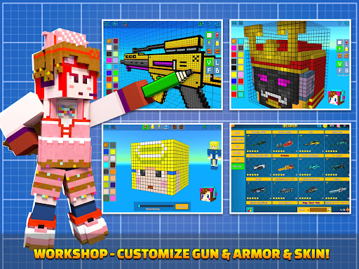 Cops N Robbers:Pixel Craft Gun - Action - games