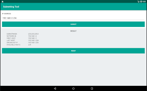 Subnetting Tool  IP Calculato