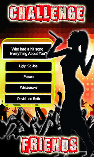 Rock Music Fans Trivia Screen 2