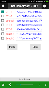 Captura de tela do Monitor de Mineração de Criptomoedas