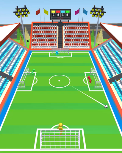 Football Arena - Four Goals Screen 2