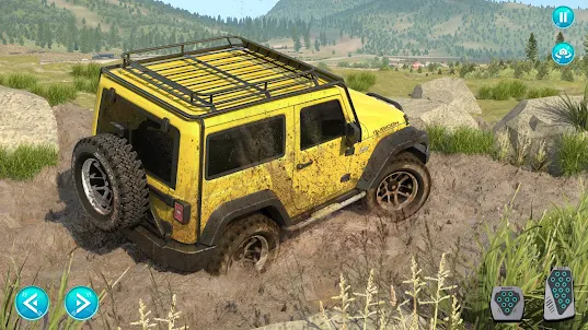 Schlammfahren 4x4 Jeep-Spiel