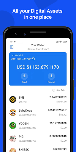 Android application ShibaWallet - Meme Crypto &NFT screenshort