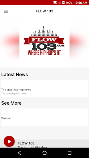 Android application FLOW 103 screenshort
