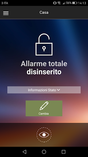 Android application BTicino Home Alarm screenshort