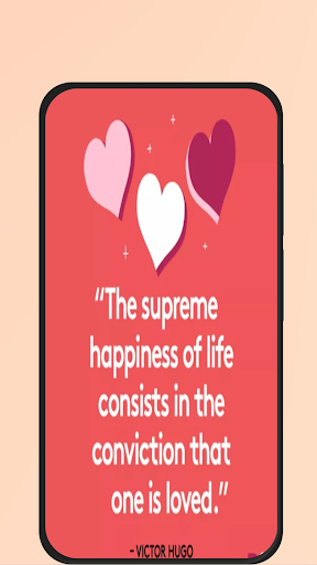 Android application love quotes for love screenshort