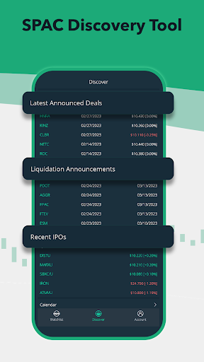 Screenshot of dSPAC: Invest & Trade