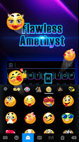screenshot of Black Neon 3D Keyboard Theme