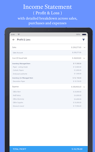 Screenshot of Accounting Bookkeeping