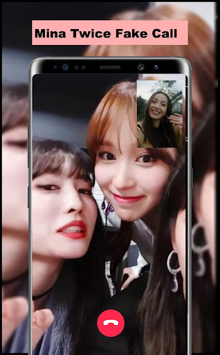 Mina Twice Fake Call Screen 2